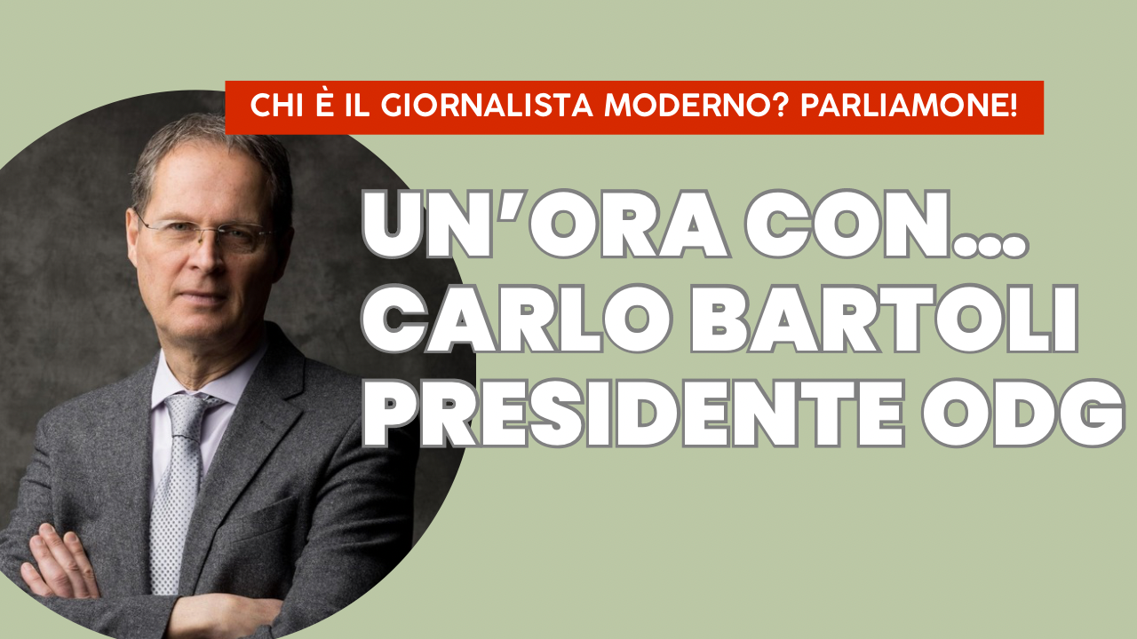 Come diventare giornalisti: ne parlo con Carlo Bartoli